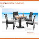 Rattan Outdoor Furniture Brighton Dining Arm Chair With Cushion Set of 8 thumbnail-1