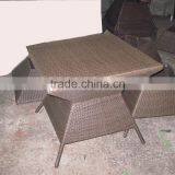 Durable Rattan Dining Set PE Garden Chairs And Table thumbnail-2