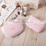 Lovely Princess Pink Carry Makeup Bags PU Cosmetic Bag Toiletry Bag thumbnail-5