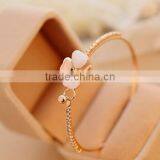 Wholesale Stainless Steel Bracelet Opals Bangle Bracelet thumbnail-2