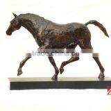 Brass Abstract Copper Horse Statue thumbnail-1