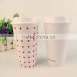 16 Ounce Single Walled Bpa Free Plastic Travel Mug Starbuckss Coffee Mug thumbnail-3