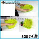 Letter D Shaped Silicone Folding Case, Fruit Basin thumbnail-5