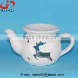 Good Sales Cheap Ceramic Teapot Shape Oil Warmers, Oil Burner Aroma thumbnail-6