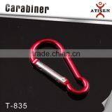 Wholesale Climbing Carabiner Hook Camping Key Ring Sport Keychain Camping Accessory thumbnail-1