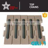 HF820 Simple Hinged Plactic Side Flexing Flat Top Chain/rubber Top Conveyor Chains With Rubber Blanket thumbnail-4