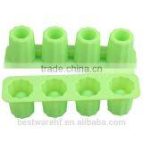 LFGB & FDA Standard 4 Cup Glass Silicone Ice Shot Mould thumbnail-1