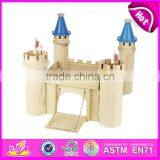 2016 New Fashion Children Wooden Fairy Castle Toy W06A095 thumbnail-2