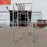 Walk Thru Rungs Type Steel Tube Scaffolding Frame Sets