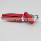 Red Plastic Handle Easy to Grip Can Opener Includes Bottle Cap Opener and Can Tab Lifter thumbnail-6
