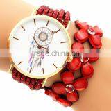 2017 Luxury Charming Decoration Watch Fashion Girl Pearl Wristwatch Lady Handmade Bracelet thumbnail-4