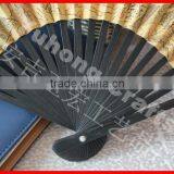 High Quality Bamboo Silk Hand Fan for Promotion thumbnail-3