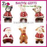 Mini CUTE Fashional Resin Decoration ,Zakka Furnishing Articles Christmas Looking up at the Sky Small Animal Resin Gifts thumbnail-1