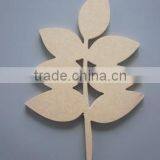 2016 Wood Piece Plain Carved MDF Leaf Home Decorations thumbnail-1