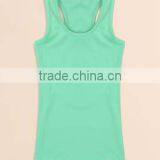 Fashion 95% Cotton Womens Vest Tank Top thumbnail-1