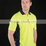 Polyester Quick Dry Fit Workwear T-shirt hi Vis S/S Sports Polo thumbnail-1