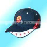2013 New Design Flames Navy Blue Embroidery Baseball Cap thumbnail-1