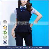 Custom Made Ladies Dress Interview Overalls OL Uniform Shirt Vest Occupation Suit Stylish Airline Stewardess