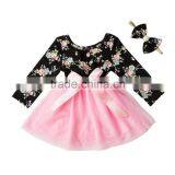 Long Sleeves Baby Girls Dresses Baby Girls 100%cotton Dresses Designs thumbnail-4