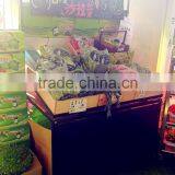 Shopfitting Movable 3 Layers Wire Mesh Fruit Rack Display Shelf thumbnail-5