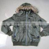 Winter Multi-pocket Mens Coat Hoody Nylon Baseball Style Jacket thumbnail-1