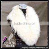 CX-A-52R Women Fashion Real Mongolian Detachable Fur Collares thumbnail-1