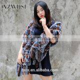 CX-B-65F Wholesale Fashion Soft Warm Colorful Shawl For Woman thumbnail-1