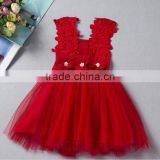 MGOO Multi-Color Girl Party Wear Western Flower Dress Baby Girl Party Dress Children Frocks Designs One Piece thumbnail-5