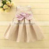 2017 Kids Beautiful Model Frock Design Girls Winter Vest Dress for Infants European Style Autumn Children's Baby Party Dress thumbnail-2