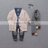 2016 Latest Cardigan Sweater Designs Kids Wool Handmade Sweater for Girls thumbnail-4