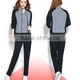 Promotional Top Design Tracksuit Wholesale Women Fitted Custom Design Your Own Tracksuit thumbnail-2