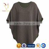 Women Merino Wool Knit Plus Size Ponchos thumbnail-6