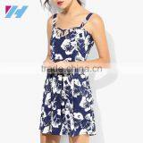 Korean Summer Fashion Apparel Clothes Wholesale Women Sexy Skater Dress thumbnail-3