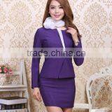 New Style Sweet Womens Plus Size Western-style Cothes Long- Sleeve Slim Suits Hotel Work Uniforms thumbnail-6