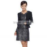 Custom High Quality Cheeap Black Fancy Blouse Designs European Dress Women's Suit Wholesale thumbnail-6