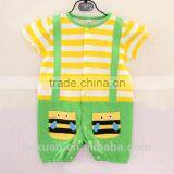 New Design Short Sleeve Funny Baby Clothes Romper Infant Jumpsuits New Born Clothing Summer Baby Gift thumbnail-3