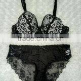 New Fashion Fancy Design Women Sexy Lace Flower Ladies Bra Panty Sets thumbnail-2