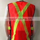 Safety Traffic hi Visibility Reflective Safety Vest With PVC Tapes thumbnail-2