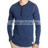 Men's Tri-Blend Long Sleeve Henley T-Shirt thumbnail-1