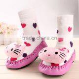 2016 Custom Sock Wholesale Low MOQ Cartoon Tube Baby Shoe Anti-slip Floor Sock thumbnail-2