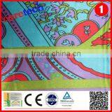 Hot Sale Stretch Floral Printed Satin Fabric Factory thumbnail-1