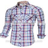 2016 New Wholesale 2ply 100% Cotton Custom Mens Casual Dress Shirts thumbnail-5