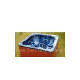 Square Aristech Cast Acrylic Massage Bathtub Outdoor Hot Tub Seats With Balboa GS510SZ thumbnail-1