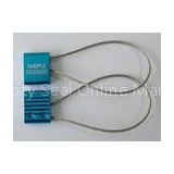 Blue Zinc 1.8mm Steel Wire Cable High Security Seals For Container / Meter