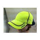Racing Sport Dry Fit Mesh Running Hat Caps With Reflective Strip