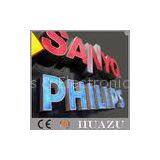 Stainless Steel Illuminated Channel Letter Signs For Business / Shop Front Signs