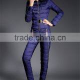One Piece Down Jumpsuits for Lady Snow Wear Women's Down Coats Slim Bodysuit thumbnail-2