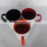 11oz Sublimation Inner+handle Color Cup Ceramic Coffee Mugs