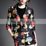 2015 New High Stand Casual Women Suit Short Suit Wholesale thumbnail-2