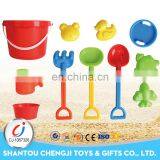 Funny Plastic Sand Beach Toys Set for Kids Summer Toys Plastic Toy Tool Set